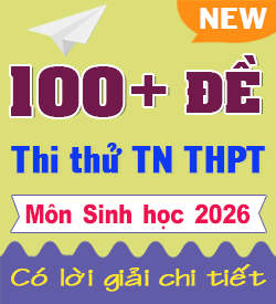 Đề thi thử THPTQG Sinh học 2026